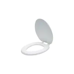 PROSOURCE - Asiento De Inodoro Alargado Suave Color Blanco