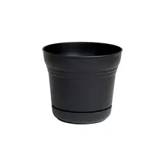 BLOEM - Maceta Colección Saturno Color Negro De 30.48 cm