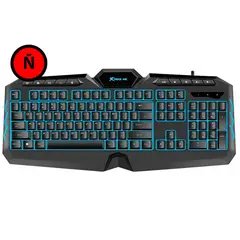XTRIKE ME - Teclado Pc Gamer Membrana 7 Colores