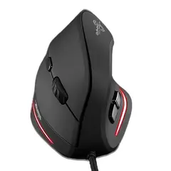 ZELOTES - Mouse Gamer Programable Vertical Ergonómico