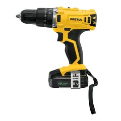 PRETUL - Taladro Percutor Inalámbrico de 1/2 Pulgada Torque 33 Nm 20 V