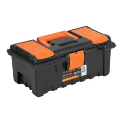 TRUPER - Caja de Herramientas de 20 cm con Charola y Compartimientos