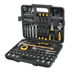 PRETUL - Juego de Herramientas 109 Piezas Combinadas Mando 3/8'' Y 1/4''