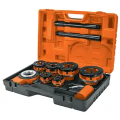 TRUPER - Juego de Tarrajas para Tubo de 9 Piezas en Maletín