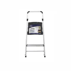 COSCO - Taburete Plegable de Acero con Escalones Antideslizantes