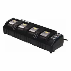 MAKITA - Cargador de Baterías de Iones de Litio 4 Puertos 18V