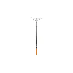 FISCKARS - Rastrillo Para Jardín Con Mango De Aluminio