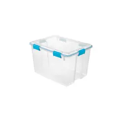 STERILITE - Caja para Almacenar con Tapa con Traba Transp Cap 75.70 L
