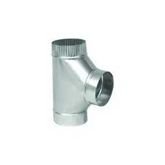 IMPERIAL - Conector en T Ensamblado Calibre 26 de 8 Pulg Galvanizado
