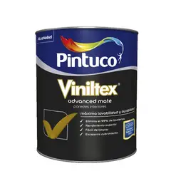 PINTUCO - Pintura para Interior y Exterior Blanco 1/4 Galón