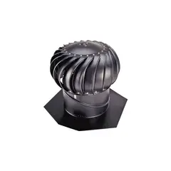 LOMANCO - Turbina y Unidad de Base de 35.56 cm Aluminio Negro