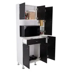 RTA DESIGN - Mueble Alacena Della 90 Rta Blanco Wengue 169X90X35 Cm