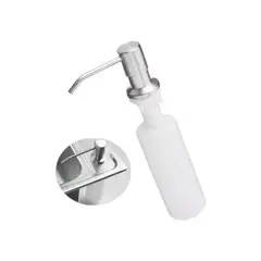 TRIPLE CLEAN - Dispensador de Lavaloza Líquido 250 Ml Oculto Gris de 17X6 Cm X 5 Unidades