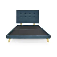 HOGAR VENECIA - Cabecero Cap Y Basecama Verona Doble Indigo