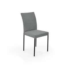 HOGAR VENECIA - Silla Ibiza 93X45X57 Cm Tela Gris
