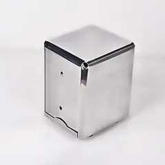 TRIPLE CLEAN - Dispensador De Servilletas Sistema Pull Aluminio De 12X12X14 Cm