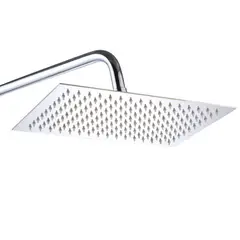TRIPLE CLEAN - Ducha Regadera Acero Inoxidable 15 X 15