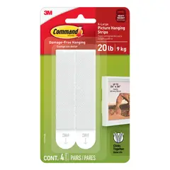 COMMAND - Tiras Sujetacuadros Xl 4 Pares