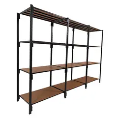 PRODALCA - Estantería Carga Metálica 3 Cajones 1,94 Mt 4 Niveles Hardboard