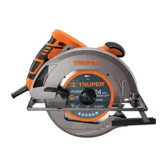 TRUPER - Sierra Circular 1500 W de 7.1/4 Pulgadas + Accesorios 11004