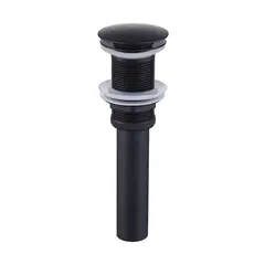 CCOL - Push Tipo Hongo Negro Mate Acero