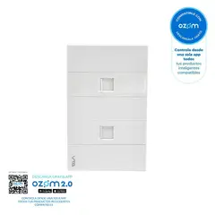 VTA PLUS - Toma Telefónica Rj11+Datos Rj45 Switch Iot Blanco