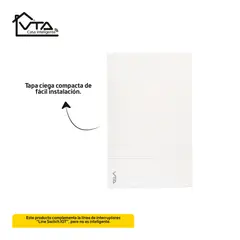 VTA PLUS - Tapa Ciega Switch Iot Blanco