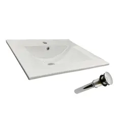 INKORPORAR - Kit Lavamanos Incrusta Farzi 60X46X19Cm+Desague