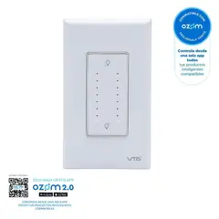 VTA PLUS - Interruptor Inteligente Doble Dimerizable Switch Iot