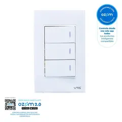 VTA PLUS - Interruptor Inteligente Triple Switch Iot Vta