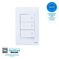 VTA PLUS - Interruptor Inteligente Triple Switch Iot Vta