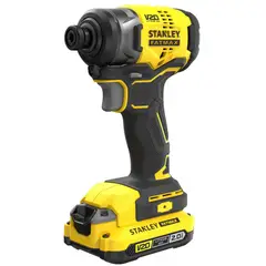 STANLEY - Atornillador De Impacto 20V Brushless 2 Baterias 2.0Ah