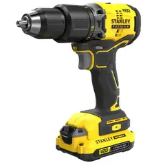 STANLEY - Taladro 1/2 Pulg Percutor 20V Brushless 2Baterias 1.5Ah