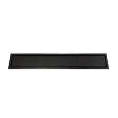 CCOL - Rejilla Sifón Piso Invisible 80Cmx10Cm Acero 304 Negra