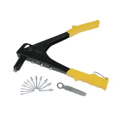 PRETUL - Remachadora de 10 Pulgadas con 60 Remaches y 4 Boquillas