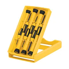 PRETUL - Juego de Destornilladores de Joyero con Estuche 6 Piezas Uso Hogar