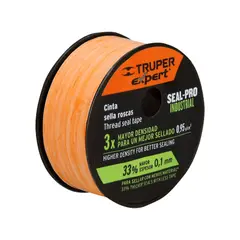TRUPER - Cinta Teflón Industrial De 3/4'', Largo 13 Metros, Multiusos