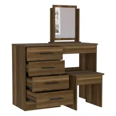 RTA DESIGN - Mueble Tocador Kaia RTA Caramelo Wengue 126.7X100X42.5