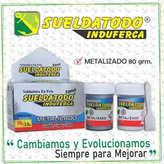SUELDATODO - Soldadura en Frío Metalizado 80 Gr