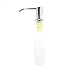 CCOL - Dispensador De Jabon 300Ml Válvula Acero Cromo Brillante