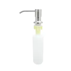 CCOL - Dispensador de jabón Lavaplatos 300ml Válvula Acero Inoxidable