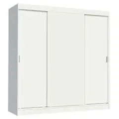 MADESA - Closet Reno 205X180X54 3 Puertas Corredizas Blanco