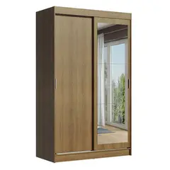 MADESA - Closet Tokio 218X109X54 2 Puertas Y Espejo Blanco