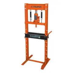 TRUPER - Prensa Hidráulica Tipo H con Gato Capacidad 12 Toneladas