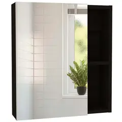 BYLMO - Gabinete De Baño Lablle Rta Wengue 49.7 x45 x13.8 cm