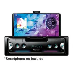 PIONEER - Radio 1 Din Con Soporte Celular