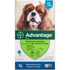 ADVANTAGE - Antipulgas Para Perros 10ml