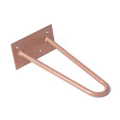 MADECENTRO - Pata 820 Acero Cobre Diag Vintage 710Mm