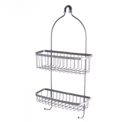 REJIPLAS - Champucera 2 Niveles Pintado Gris Grafito 10X27X54Cm
