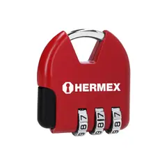 HERMEX - Candado De 36 Mm Para Maleta Y Locker, No Requiere Llave
